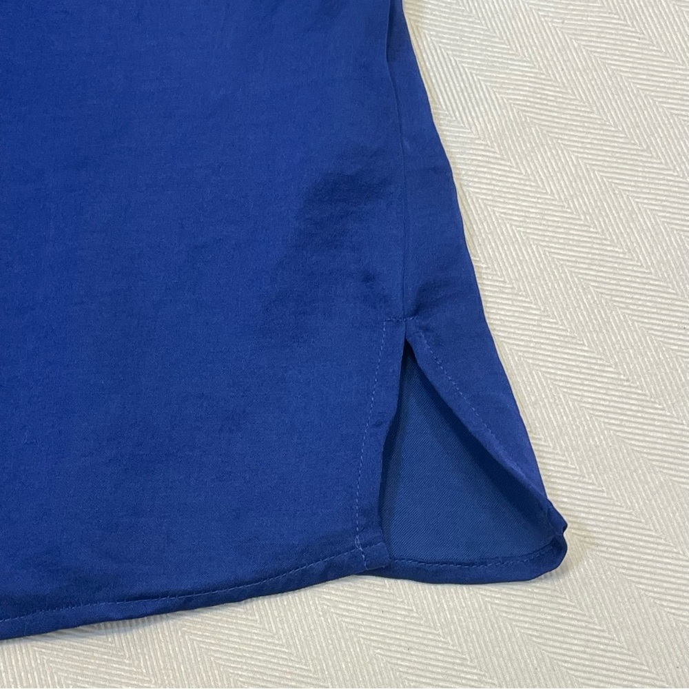 Talbots Royal Blue Blouse Shirt. Women’s Size 4 - Small - Picture 4 of 9